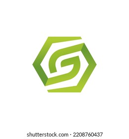 Resumen geomátrico moderno con logotipo G