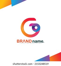 Letter G logo vector illustration. suitable for initial logos, brand logos, name logos, etc.