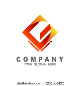 letter g logo. G letter vector logo. logo g with square shape