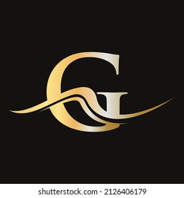 Letter G Logo Vector Template. G Logotype Icon. Luxury,  Simple, Minimal and Elegant G Logo Design