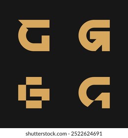 Letter G logo vector template element