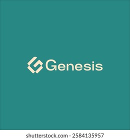 Letter G logomark, modern minimalist company logo design