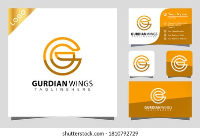 Buchstaben G logos Design, Vektorgrafik, moderne Visitenkartenvorlage für Unternehmen