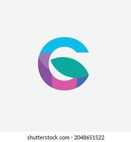 Letter G logotype design vector