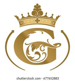Letter G logotype. Logo design concept template