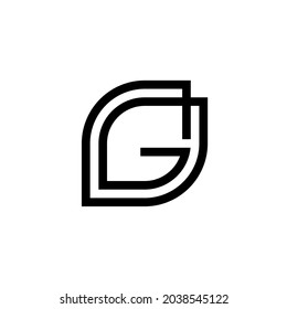 letter G .Modern  abstract vector logo or element design. Best for identity and logotypes