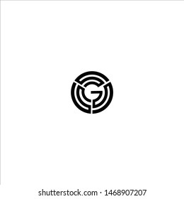 Letter G Modern Shape Logo Design Template Element