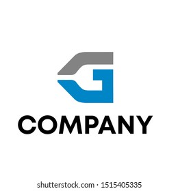 Letter G Modern Shape Logo Design Template Element Abstract Company