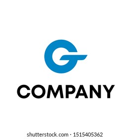 Letter G Modern Shape Logo Design Template Element Abstract Company