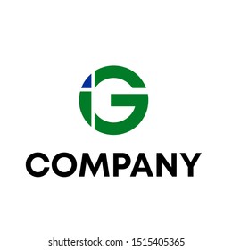 Letter G Modern Shape Logo Design Template Element Abstract Company