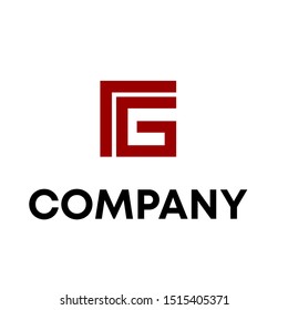 Letter G Modern Shape Logo Design Template Element Abstract Company
