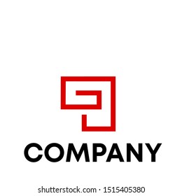 Letter G Modern Shape Logo Design Template Element Abstract Company