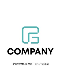 Letter G Modern Shape Logo Design Template Element Abstract Company