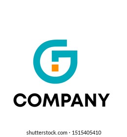 Letter G Modern Shape Logo Design Template Element Abstract Company