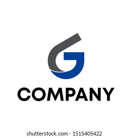 Letter G Modern Shape Logo Design Template Element Abstract Company