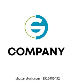 Letter G Modern Shape Logo Design Template Element Abstract Company