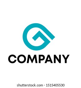 Letter G Modern Shape Logo Design Template Element Abstract Company