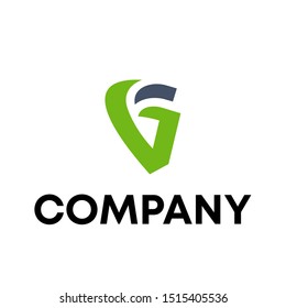 Letter G Modern Shape Logo Design Template Element Abstract Company