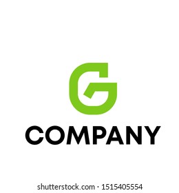 Letter G Modern Shape Logo Design Template Element Abstract Company