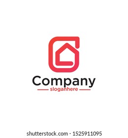 Letter G Modern Shape Logo Design Template Element