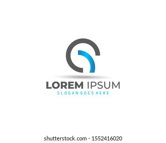 Letter G Modern Shape Logo Design Template Element
