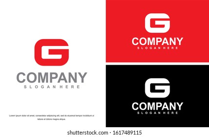 Letter G Modern Shape Logo Design Template Element. perfect for business companies