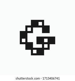 Letter G Modern Shape Logo Design Template Element