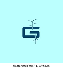 Letra G Elemento de plantilla de diseño de logotipo de forma moderna