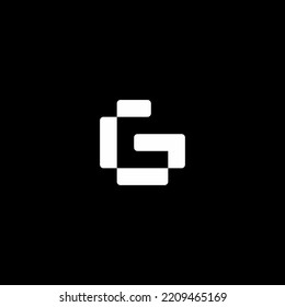 Letter G Modern Shape Logo Design Template Element
