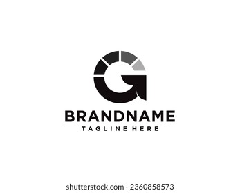 Letter G Modern Shape Logo Design Template Element
