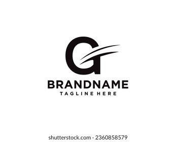 Letter G Modern Shape Logo Design Template Element