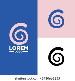 Elemento de diseño del logotipo de la forma moderna de la letra G, conveniente para el diseño del logotipo del negocio.