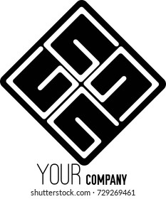 Letter G Modern Shape Logo Design Template Element