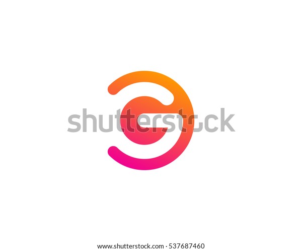 Letter G\
Modern Shape Logo Design Template\
Element