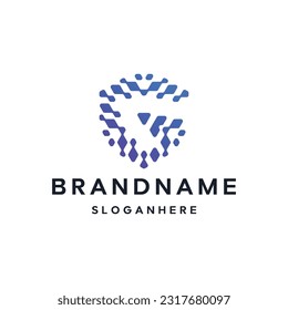 letter G molecule logo design
