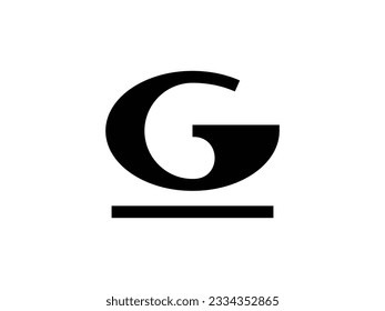 diseño del logotipo de la letra G en monograma