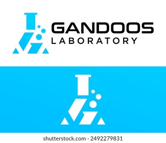 Buchstabe G Monogramm Forschungslabor Logo Design.


