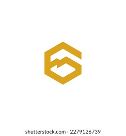 letter G mountain logo design concept vector