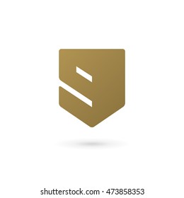 Letter G number 9 shield logo icon design template elements