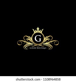 Letter G Queen Luxury Logo