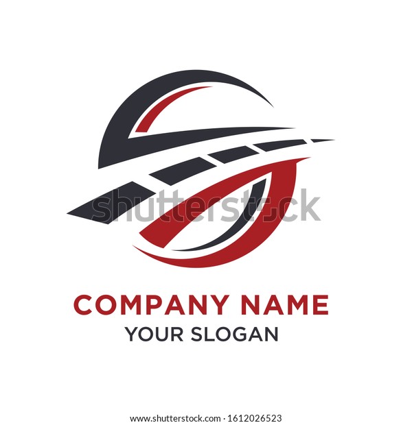 grijs lont dam Letter G Road Logo Stock Vector (Royalty Free) 1612026523