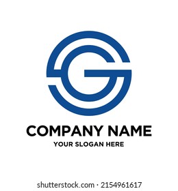 Letter G Round Simple Design