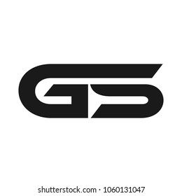 Letter G And S Vector Logo.