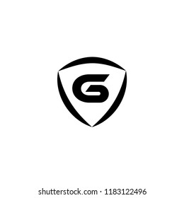 Letter G shield logo design