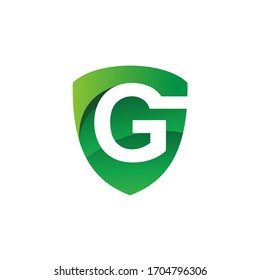 Letter g shield logo design