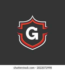 Letter G and Shield Logo Template