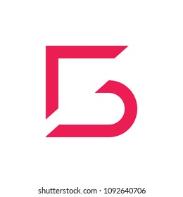 letter g simple geometric arrow design logo vector