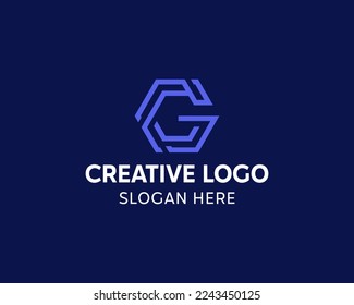 Letter G Simple Monogram Logo