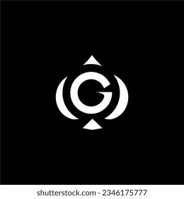 Letter G Spade Logo, suitable for any business related to spade with G initial. vector Logo