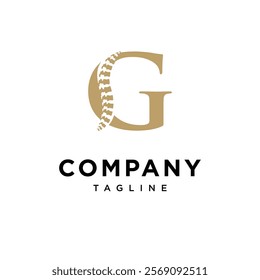 Letter G Spine Logo icon vector